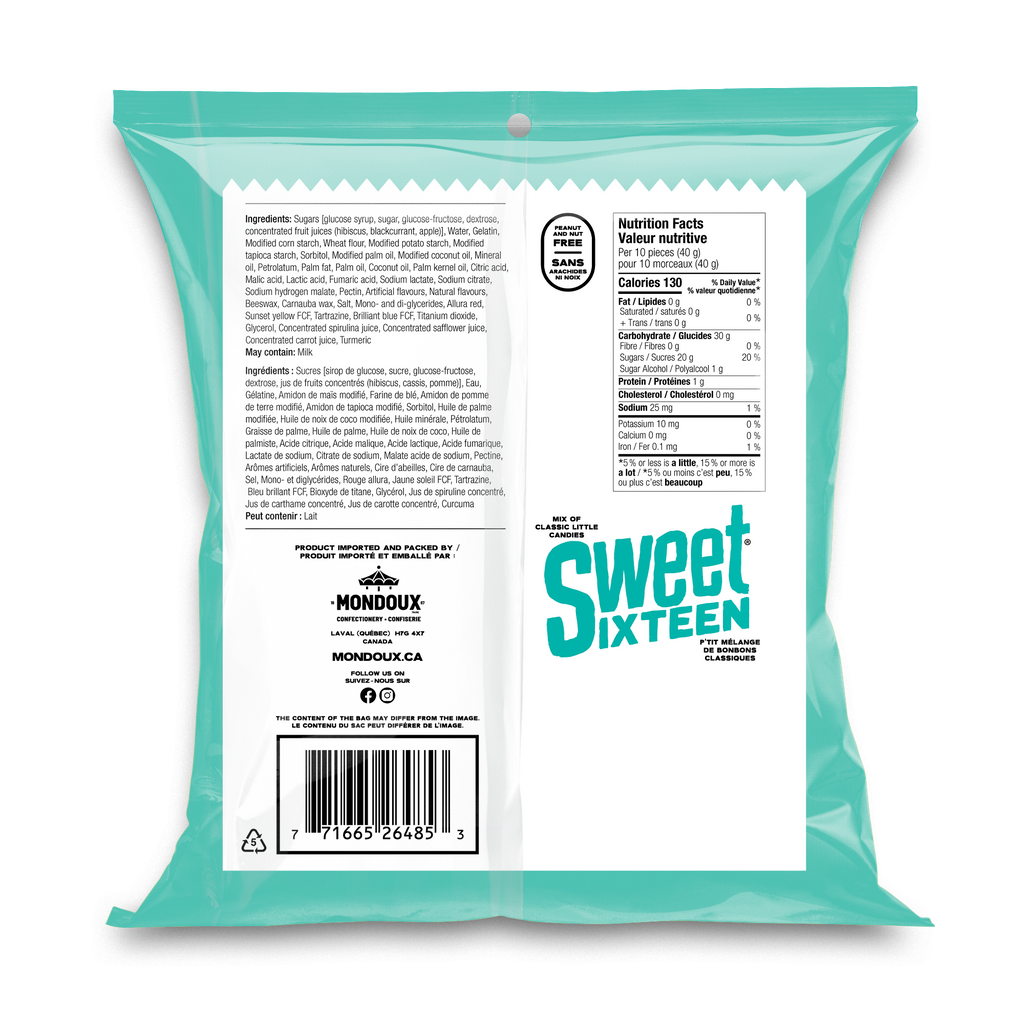 Orginial Gummy Mix Sweet Sixteen Mondoux