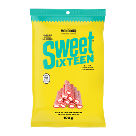 Sour Strawberry Filled Licorice